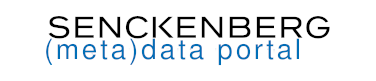 Senckenberg (meta) data catalog